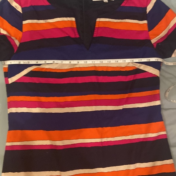 Trina Turk size 12 short sleeve dress multicolor - Picture 9 of 10